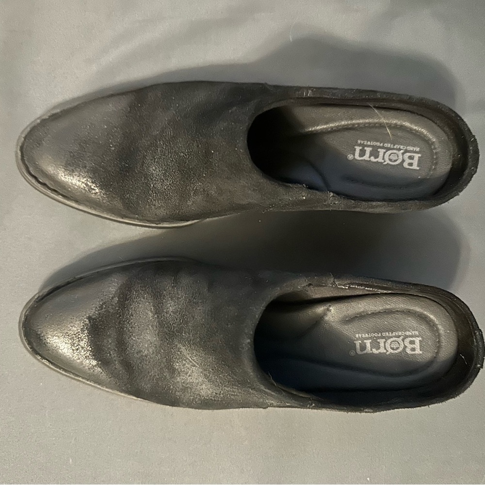 Born womens Black Slip-On Casual booties